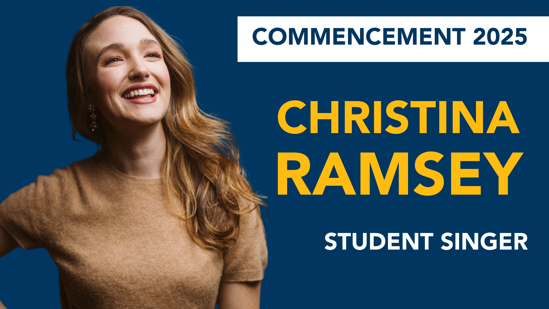 Our 2025 Commencement Singer: Christina Ramsey PhD `25