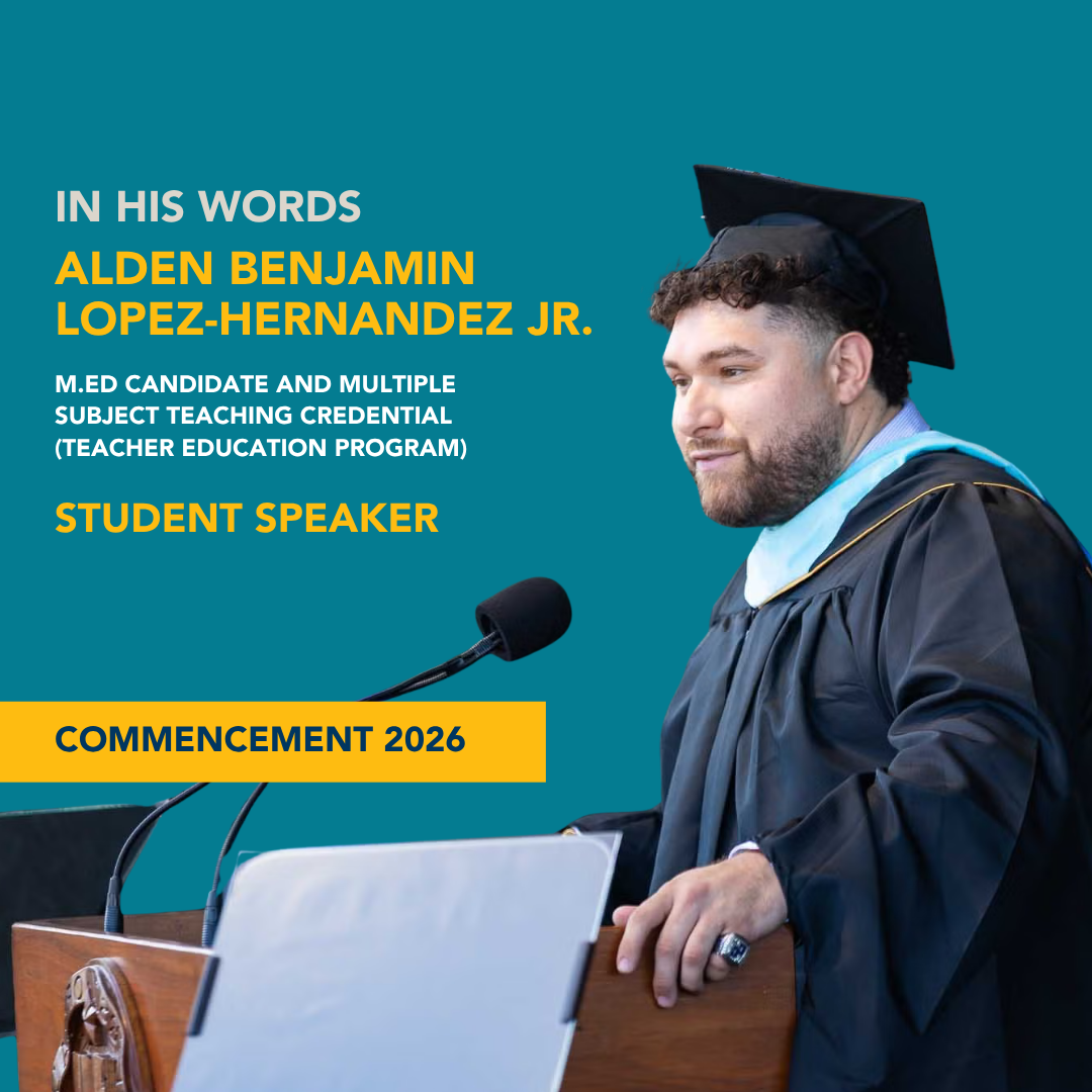 IN HIS WORDS: Our 2026 Student Speaker Alden Benjamin Lopez Hernandez Jr.
