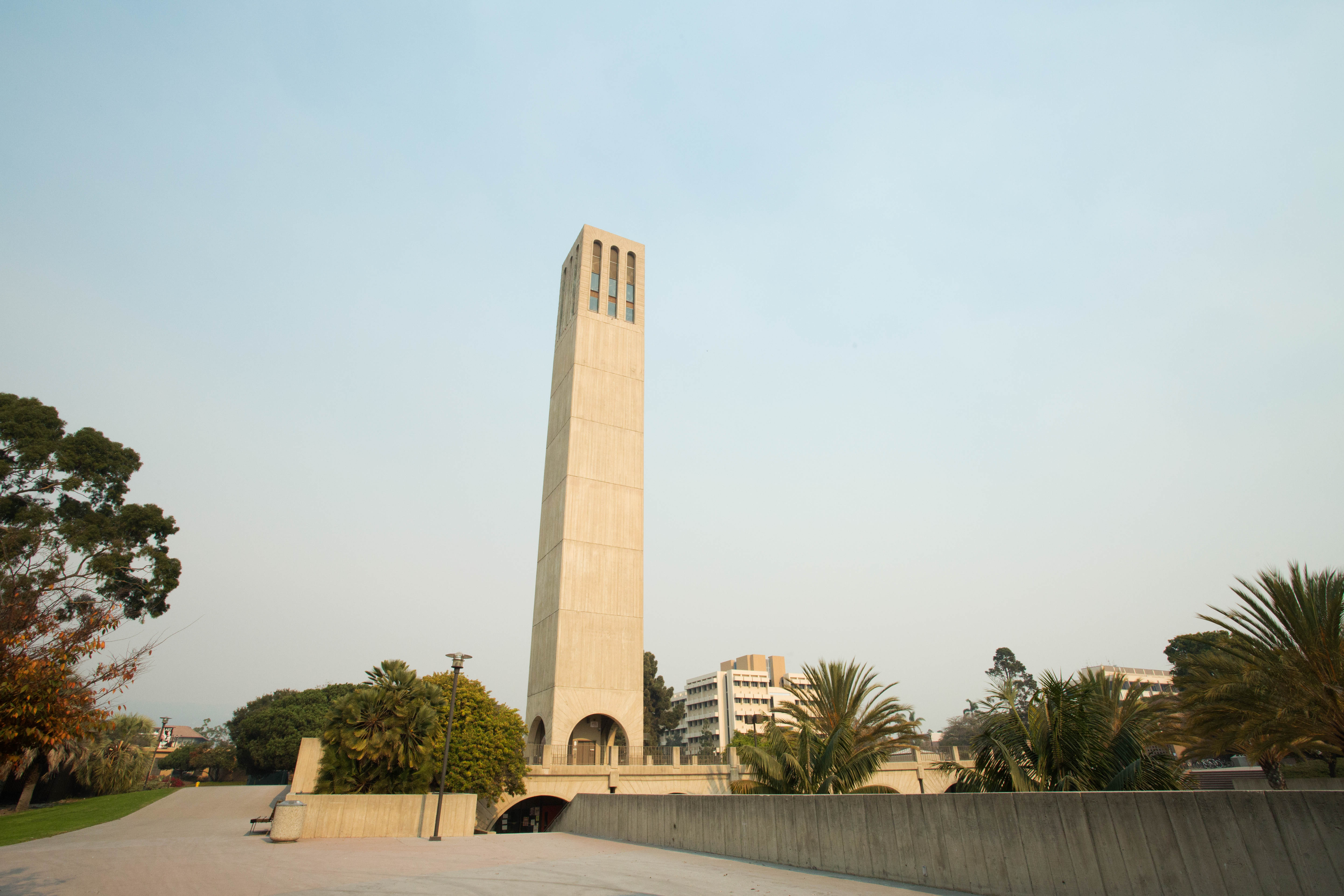 A photo of Storke Tower on campus
